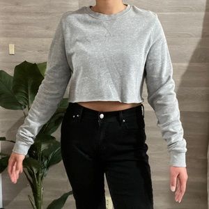 H&M Cropped Sweatshirt